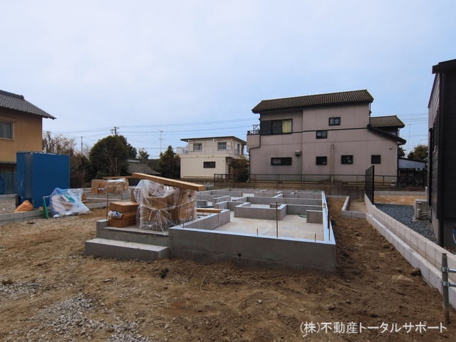 愛知県稲沢市平和町　法立北瀬古の新築戸建て基礎写真 2026年3月1日撮影