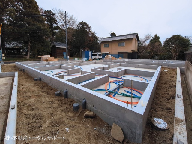 愛知県稲沢市平和町　法立北瀬古の新築戸建て基礎写真 2026年3月1日撮影