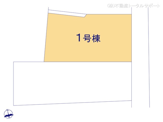 愛知県稲沢市平和町　法立北瀬古の新築戸建て全体区画図 ※図面と異なる場合は現況を優先