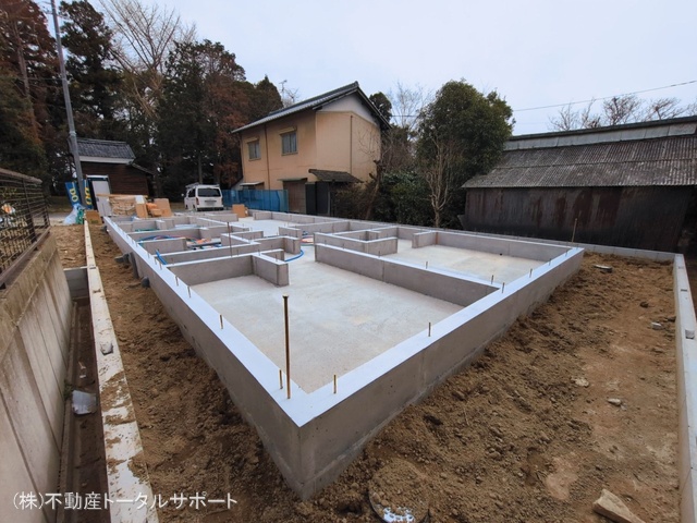 愛知県稲沢市平和町　法立北瀬古の新築戸建て基礎写真 2026年3月1日撮影