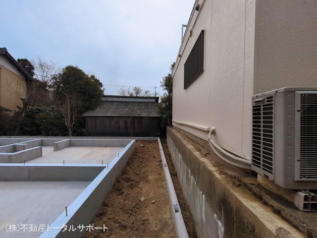 愛知県稲沢市平和町　法立北瀬古の新築戸建て基礎写真 2026年3月1日撮影