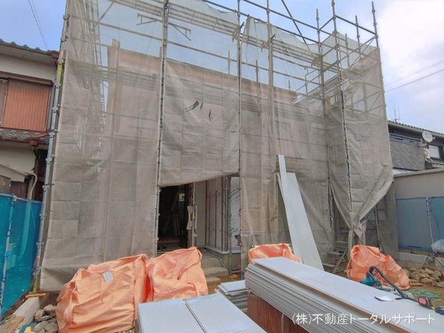 愛知県愛西市北一色町昭和の新築戸建てシート写真 2026年4月5日撮影