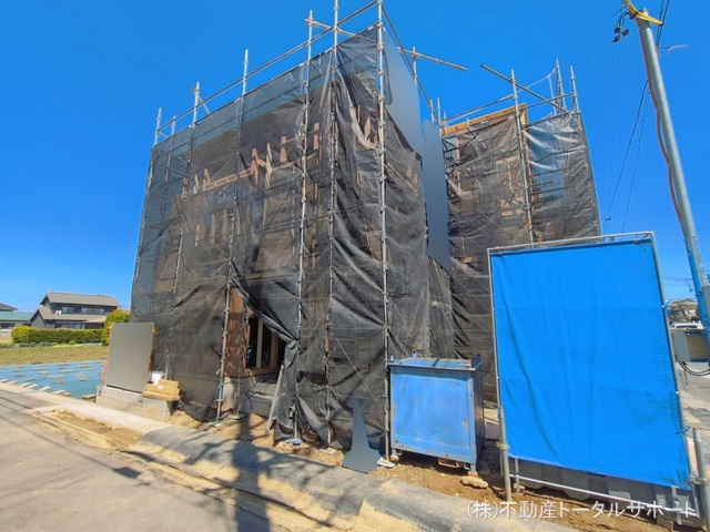 愛知県愛西市渕高町四ノ割の新築戸建て上棟写真 2026年4月7日撮影