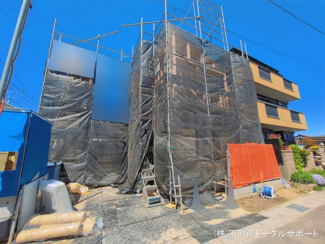 愛知県愛西市渕高町四ノ割の新築戸建て上棟写真 2026年4月7日撮影