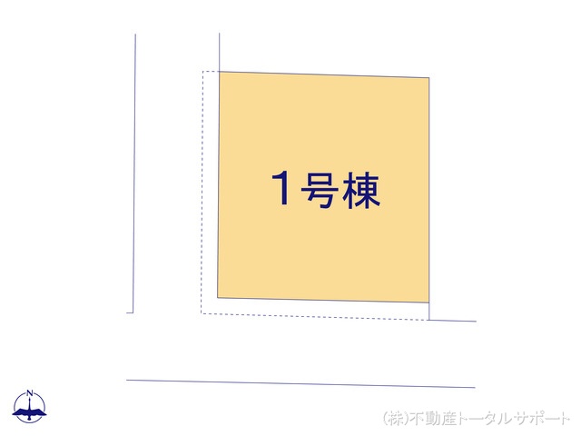 愛知県愛西市渕高町四ノ割の新築戸建て全体区画図 ※図面と異なる場合は現況を優先
