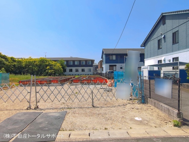 愛知県あま市七宝町　安松１３丁目の新築戸建て基礎写真 2026年5月17日撮影