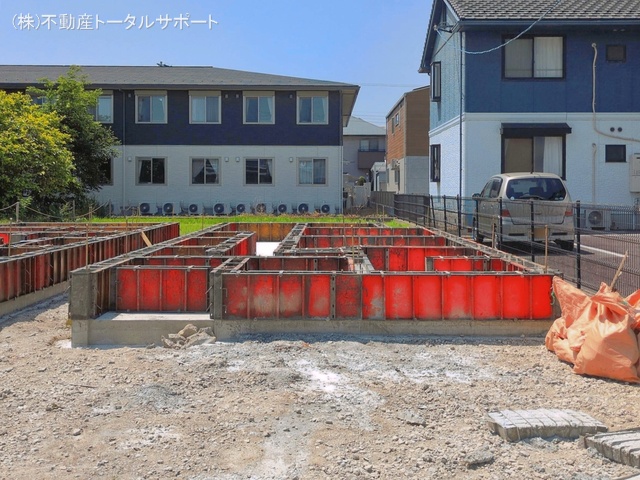 愛知県あま市七宝町　安松１３丁目の新築戸建て基礎写真 2026年5月17日撮影