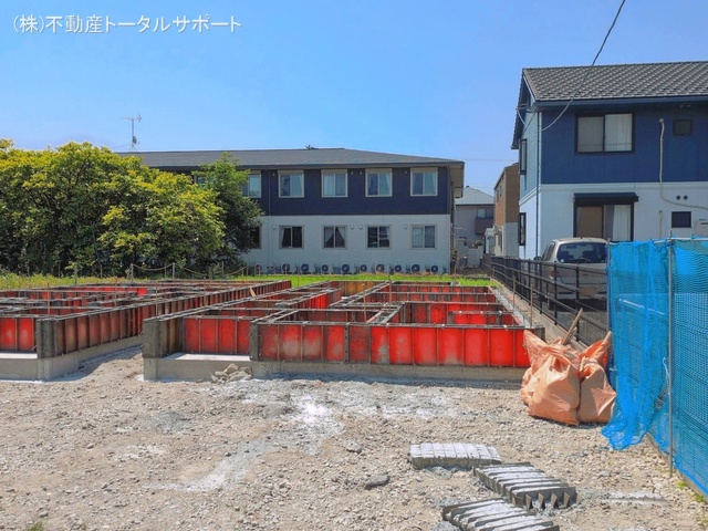 愛知県あま市七宝町　安松１３丁目の新築戸建て基礎写真 2026年5月17日撮影