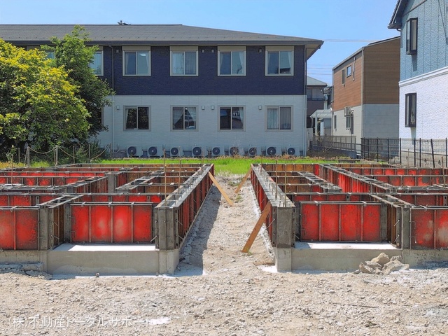 愛知県あま市七宝町　安松１３丁目の新築戸建て基礎写真 2026年5月17日撮影