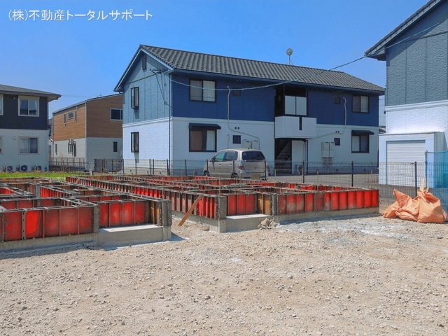 愛知県あま市七宝町　安松１３丁目の新築戸建て基礎写真 2026年5月17日撮影