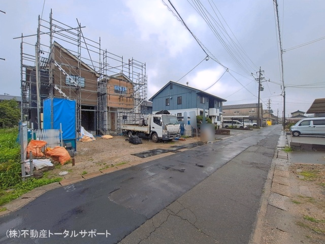愛知県あま市七宝町　安松１３丁目の新築戸建て外構写真 2026年6月24日撮影