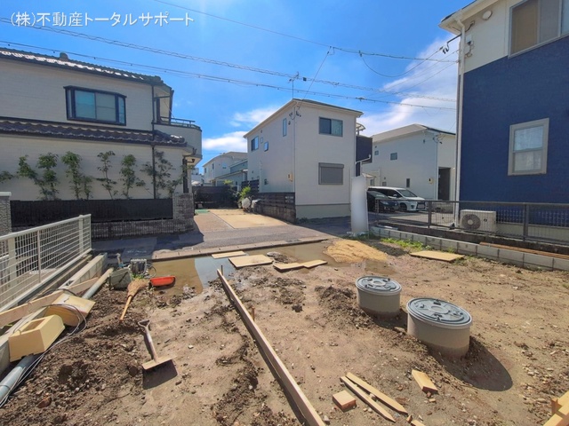 愛知県海部郡大治町大字長牧字浦畑の新築戸建て外構写真 2026年6月7日撮影