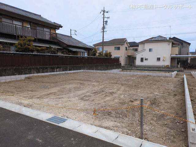 愛知県あま市新居屋久渕郷の新築戸建て更地・土地写真 2026年3月12日撮影