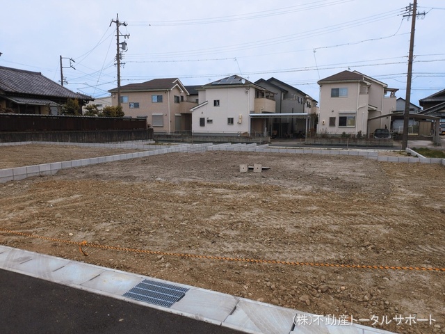 愛知県あま市新居屋久渕郷の新築戸建て更地・土地写真 2026年3月12日撮影