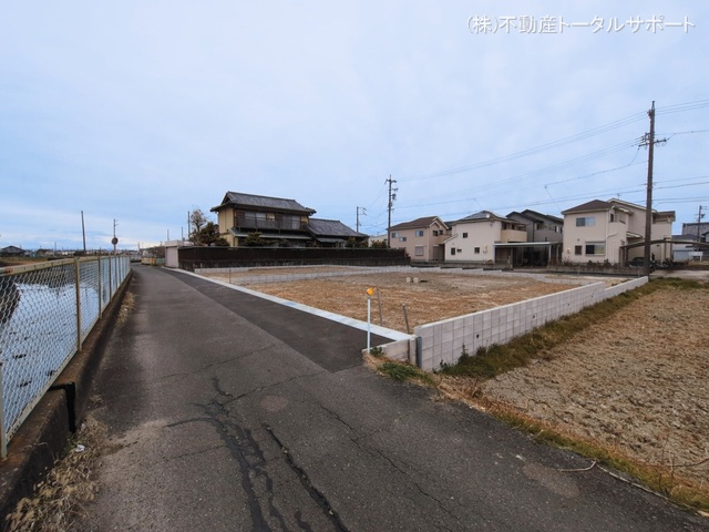 愛知県あま市新居屋久渕郷の新築戸建て更地・土地写真 2026年3月12日撮影