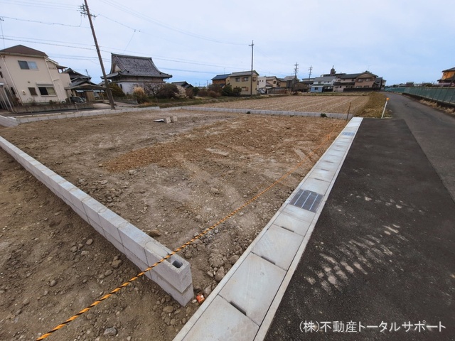 愛知県あま市新居屋久渕郷の新築戸建て更地・土地写真 2026年3月12日撮影