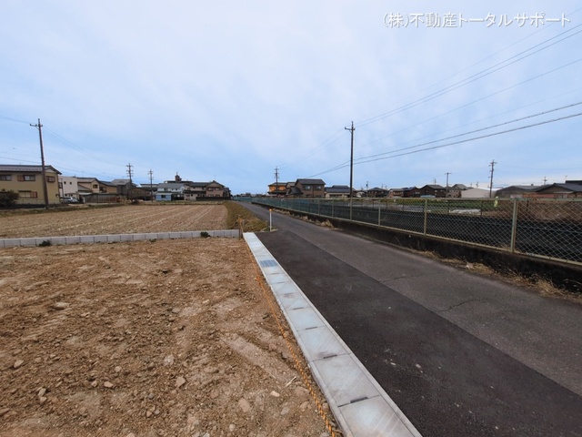 愛知県あま市新居屋久渕郷の新築戸建て更地・土地写真 2026年3月12日撮影