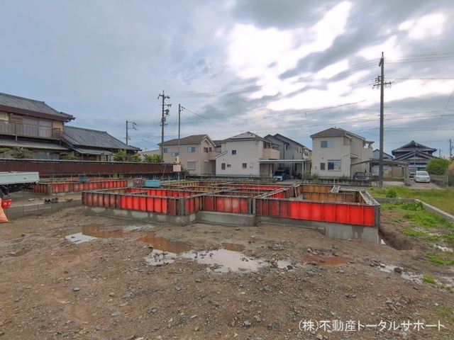 愛知県あま市新居屋久渕郷の新築戸建て基礎写真 2026年4月23日撮影