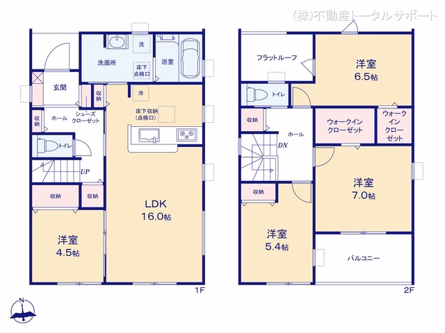 あま市森5丁目（戸建）01 間取図