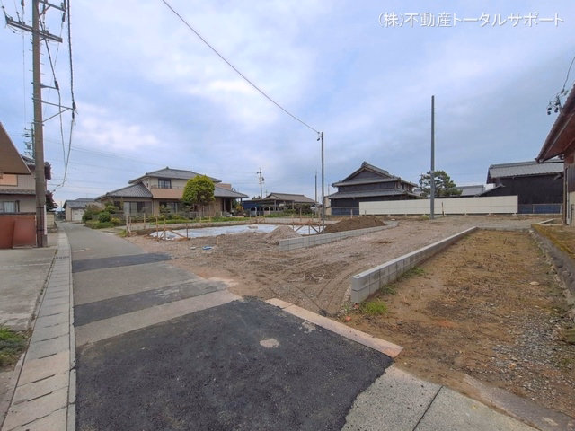 愛知県稲沢市平和町　法立北瀬古の新築戸建て更地・土地写真 2026年6月8日撮影