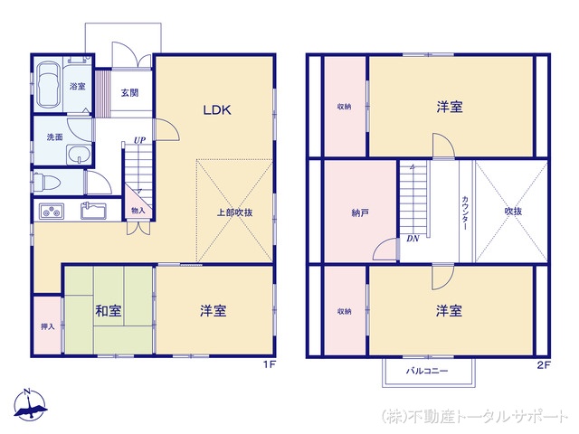愛知県愛西市町方町彦作堤内の中古戸建て 3LDK間取図 ※図面と異なる場合は現況を優先
