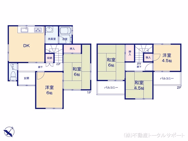 愛西市赤目町海用 間取図
