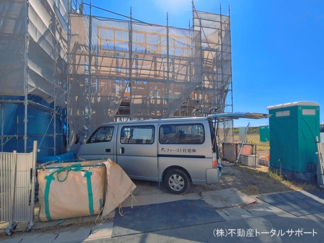 新築戸建て 稲沢市第1天池五反田町 3号棟 上棟