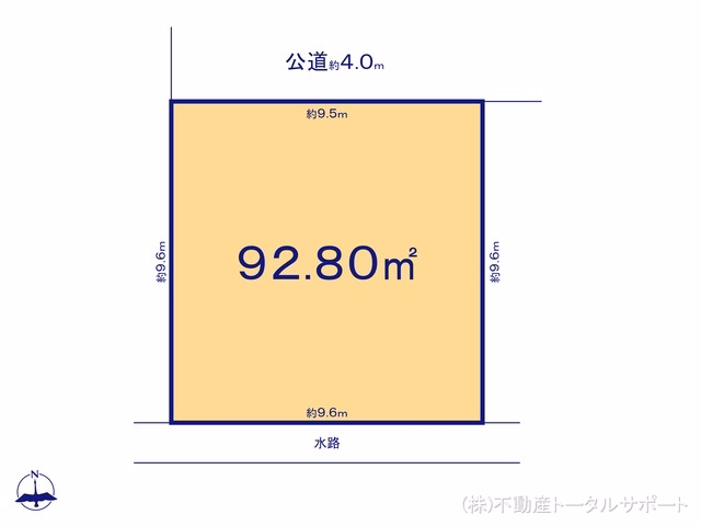 愛西市諏訪町郷西（土地） 区画図