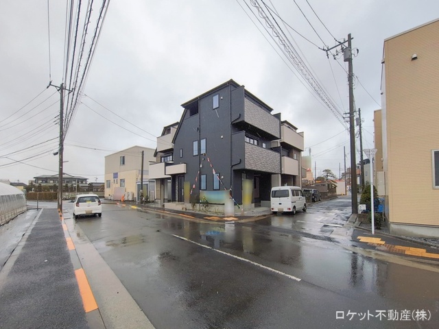 東京都江戸川区鹿骨１丁目の新築戸建て完成写真 2026年2月24日撮影