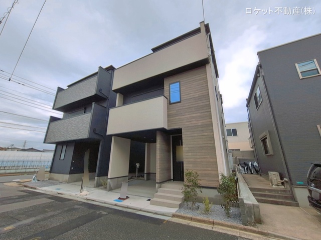 東京都江戸川区鹿骨1丁目の新築戸建て完成写真 2026年3月31日撮影