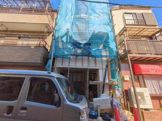 東京都江戸川区下篠崎町の新築戸建てシート写真 2026年2月18日撮影