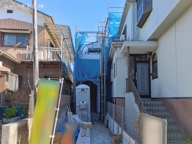 東京都江戸川区大杉４丁目の新築戸建てシート写真 2026年2月2日撮影