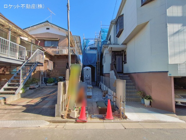 東京都江戸川区大杉４丁目の新築戸建てシート写真 2026年2月2日撮影