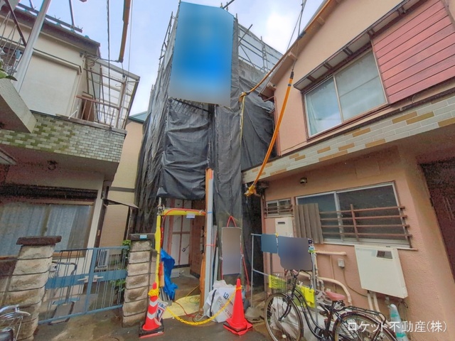 東京都江戸川区中葛西２丁目の新築戸建てシート写真 2026年3月25日撮影