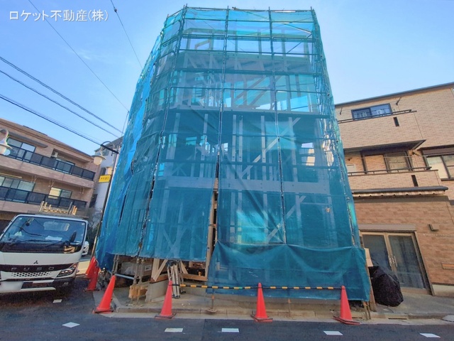 東京都江戸川区平井6丁目の新築戸建て上棟写真 2026年2月4日撮影