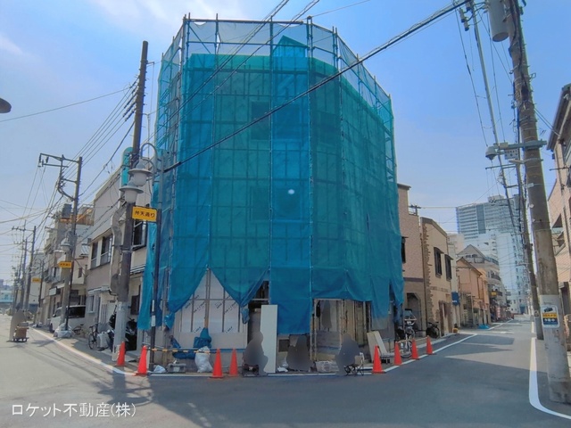 東京都江戸川区平井６丁目の新築戸建てシート写真 2026年3月29日撮影