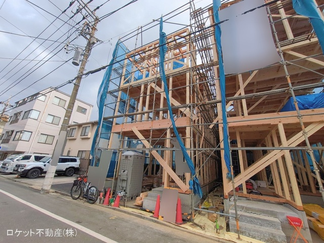 東京都江戸川区西小岩４丁目の新築戸建て上棟写真 2026年2月15日撮影
