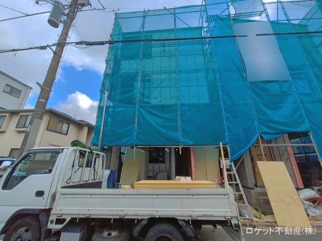 東京都江戸川区西小岩４丁目の新築戸建てシート写真 2026年3月26日撮影