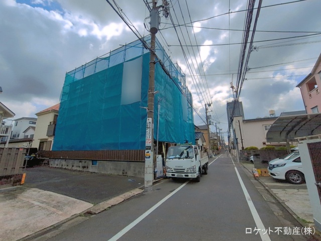 東京都江戸川区西小岩４丁目の新築戸建てシート写真 2026年3月26日撮影