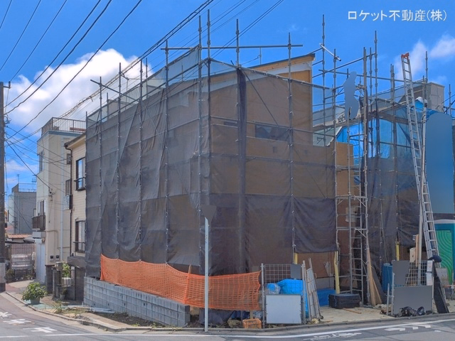 新築戸建て 江戸川区東葛西148　2棟 1号棟 上棟