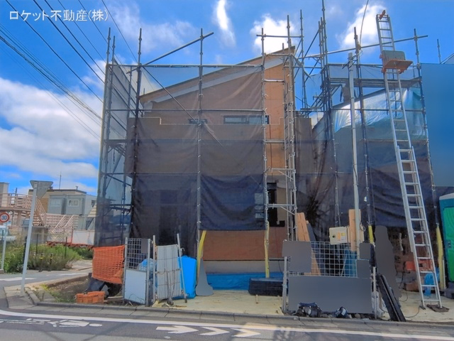 新築戸建て 江戸川区東葛西148　2棟 1号棟 上棟