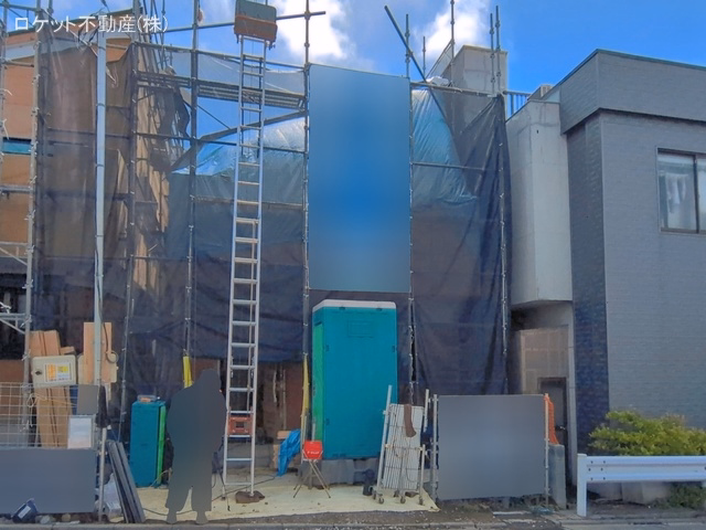新築戸建て 江戸川区東葛西148　2棟 2号棟 上棟