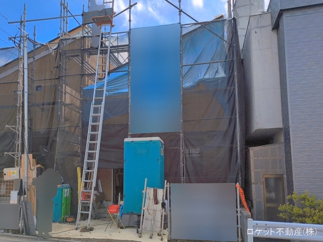 新築戸建て 江戸川区東葛西148　2棟 2号棟 上棟