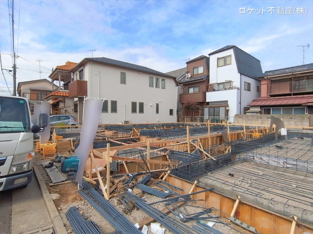 東京都江戸川区北小岩７丁目の新築戸建て基礎写真 2026年2月19日撮影