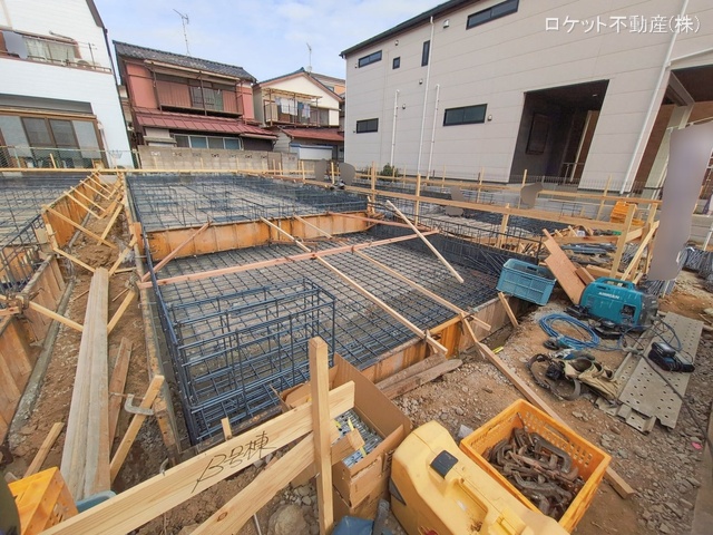 東京都江戸川区北小岩７丁目の新築戸建て基礎写真 2026年2月19日撮影