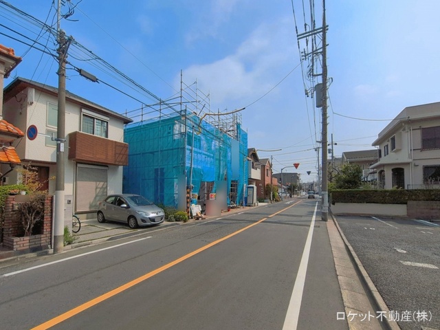 東京都江戸川区北小岩７丁目の新築戸建てシート写真 2026年3月29日撮影