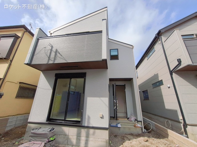 東京都江戸川区大杉2丁目の新築戸建て外構写真 2026年2月23日撮影