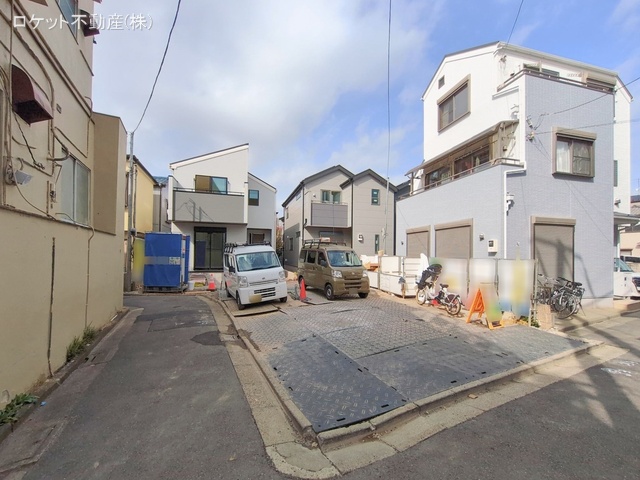 東京都江戸川区大杉2丁目の新築戸建て外構写真 2026年2月23日撮影