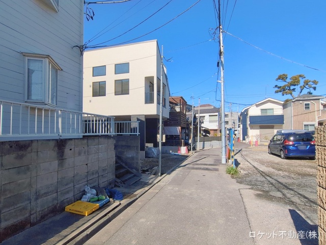 東京都江戸川区江戸川3丁目の新築戸建て外構写真 2026年2月8日撮影