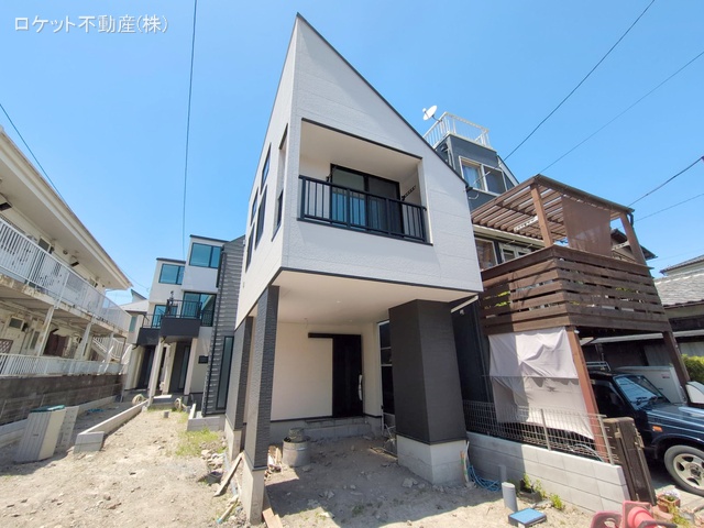 東京都江戸川区江戸川３丁目の新築戸建て外構写真 2026年5月10日撮影